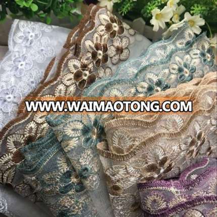 18cm High Quality Cheap Stabilized Yarn Lace Ribbon