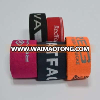 Top Quality Customized Logo Printing Design Jacquard Elastic Band For Underwear