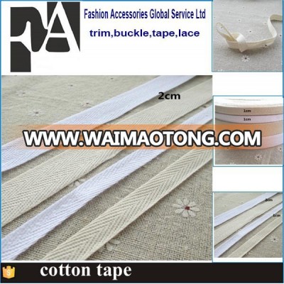 High quality 1 inch cotton webbing tape