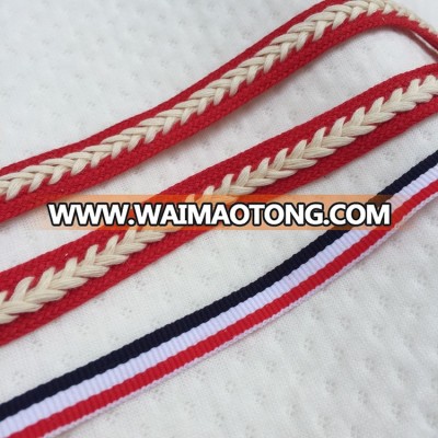 Wholesale Price Squares Pattern Retro Ribbon National Style Embroidery Tape