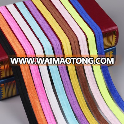 High Quality Colorful 15mm Width Elastic Ribbon Band for Diy Hair Tie