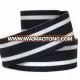 Custom Wholesale grosgrain ribbon striped black