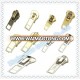 Nylon or metal zipper slider and puller with sqaure puller